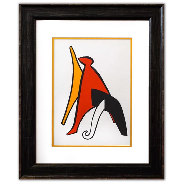 Alexander Calder- Lithograph "DLM141 - Sabot et bonnet phrygien"