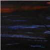 Image 2 : Wyland, "Abstract" Framed Original Watercolor Painting, Hand Signed with Letter of Authenticity.