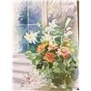Image 1 : Zina Roitman- Original Watercolor "Bouquet at the window"