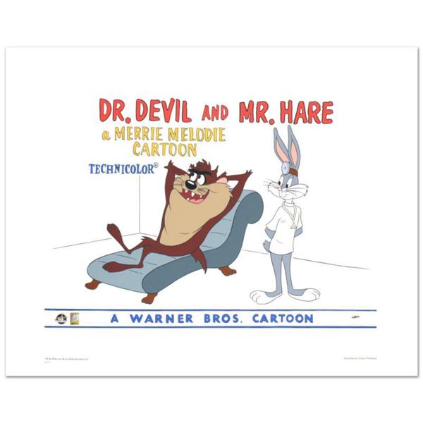 "Dr. Devil & Mr. Hare" Limited Edition Giclee from Warner Bros., Numbered with Hologram Seal and Cer