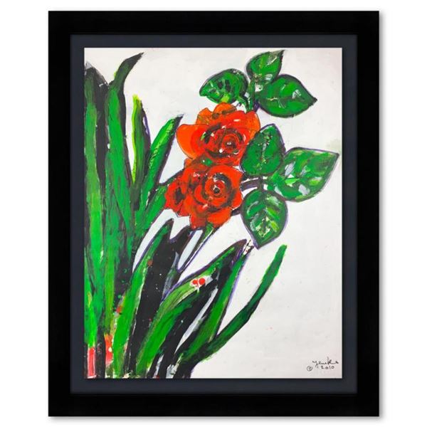 Jenik Cook, Framed Original Acrylic Painting, Hand Signed, Letter of Authenticity.