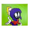 Image 1 : Steve Kaufman (1960-2010) "Marvin Martian" Hand Signed and Numbered Limited Edition Hand Pulled silk