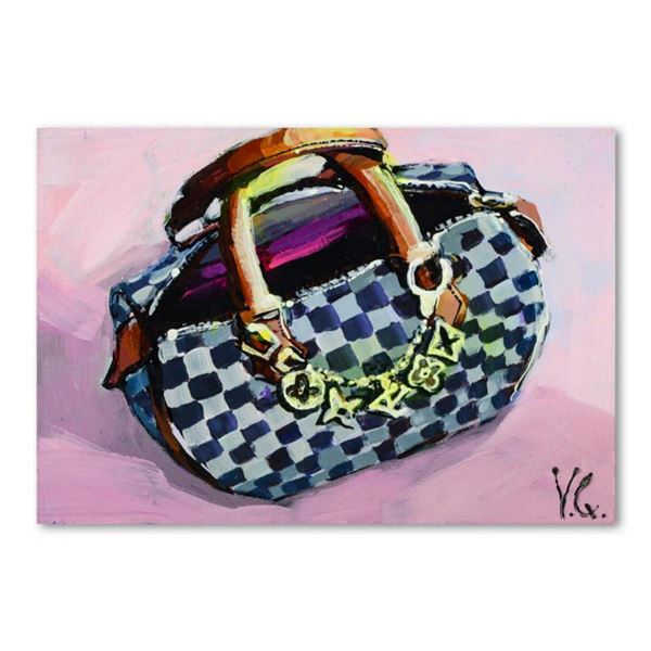 Yasna Godovanic, Original Acrylic Painting on Board, Hand Signed with Letter of Authenticity.