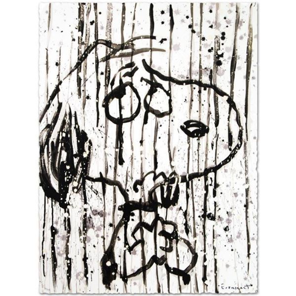 "Dancing In The Rain" Limited Edition Hand Pulled Original Lithograph by Renowned Charles Schulz Pro