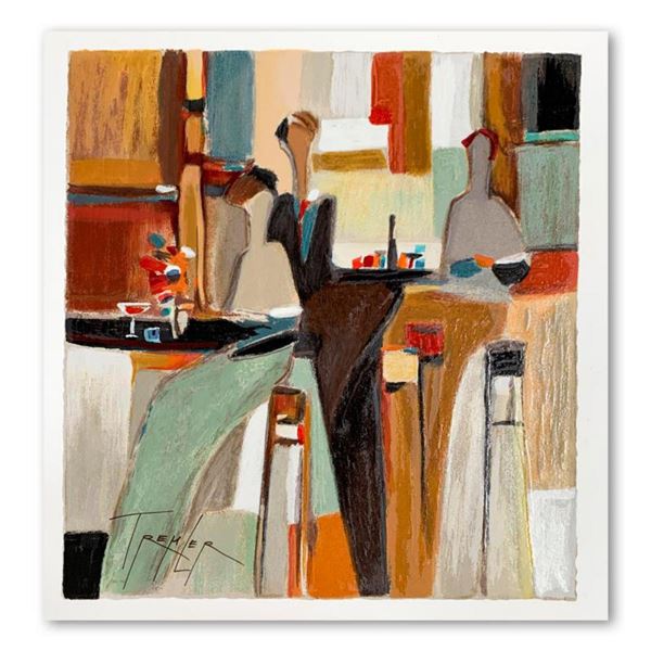 Yuri Tremler, "Evening Out" Limited Edition Serigraph, Numbered and Hand Signed with Letter of Authe