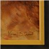 Image 2 : Vincent Cacciotti, "Distant Memory" Framed Original Oil Painting on Canvas, Hand Signed with Letter 
