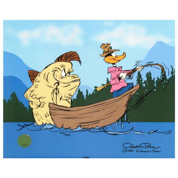 "Fish Tale" by Chuck Jones (1912-2002). Limited Edition Animation Cel with Hand Painted Color Number