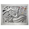 Image 1 : Mark Kostabi "Driving The Point Home" Hand Signed Original Artwork with COA.