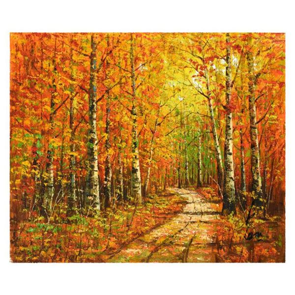 Inam, Original Oil Painting (40" x 30") on Canvas, Hand Signed with Letter of Authenticity.