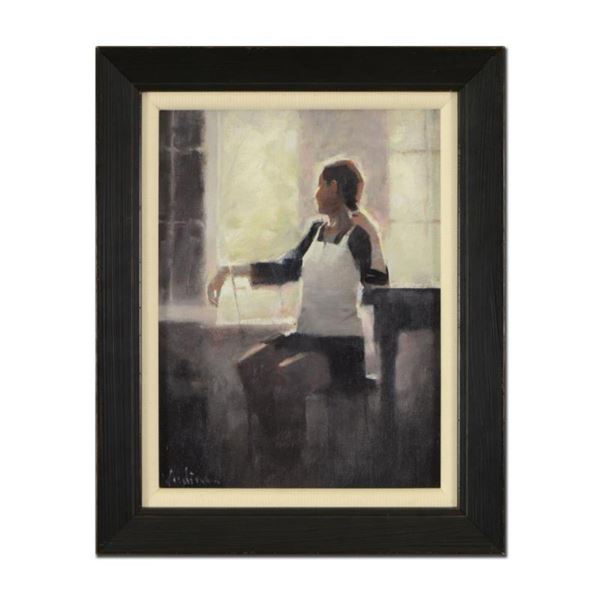 Vadim Zanginian, Framed Original Acrylic Painting on Board, Hand Signed with Letter of Authenticity.