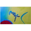 Image 3 : Peter Max- Original Mixed Media "Two Hearts As One"