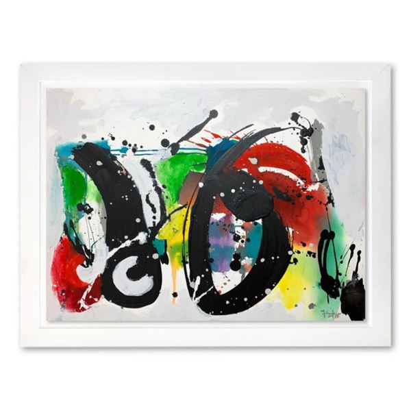 Jenik Cook, Framed Original Acrylic Painting, Hand Signed, Letter of Authenticity.
