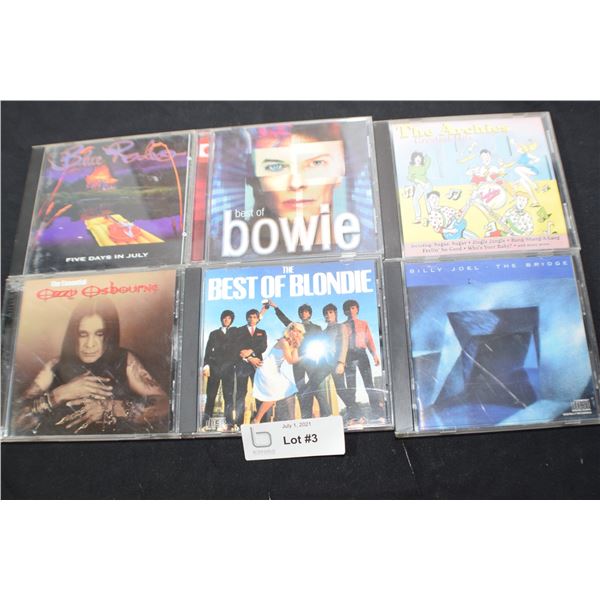 ROCK MUSIC  CD LOT