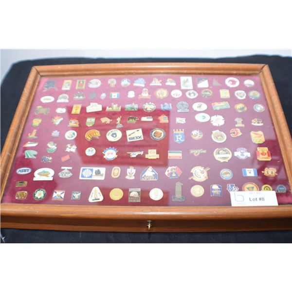 OVER  100 PINS LOT NWT , SPORTS ETC