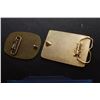 Image 3 : 2 X VINTAGE MINING BELT BUCKLES