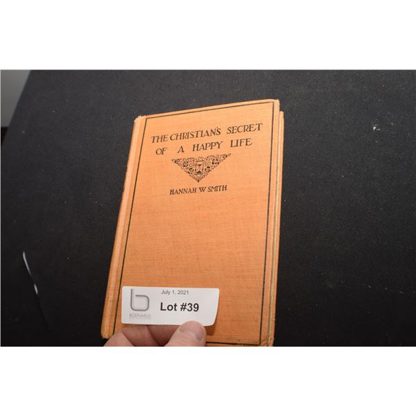 ANTIQUE CHRISIANS LIFE BOOK