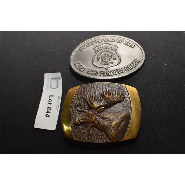 WARDEN 1978  BRASS BELT BUCKLE