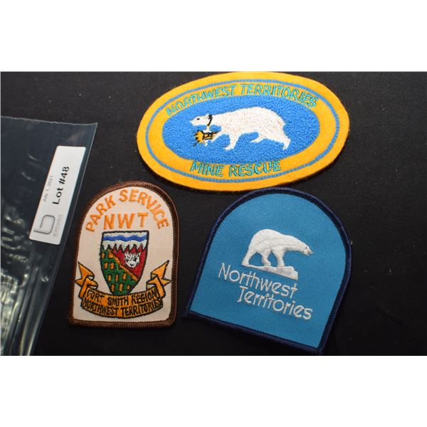 NWT NORTH WEST TERRITORIES PATCHES