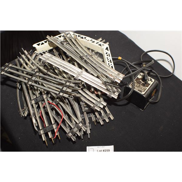 MARX ANTIQUE TRANSFORMER AND TRACKS