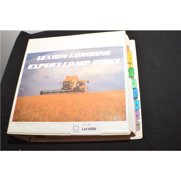 2003 CAT COMBINE DEALER MANUAL PRODUCT COMPARISIONS