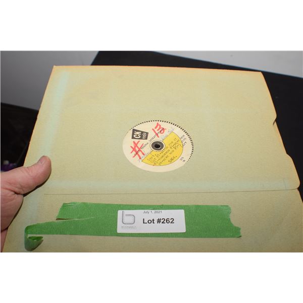CKCK RADIO AD RECORD 1960S REGINA