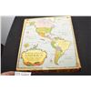 Image 1 : ANTIQUE MAPS OF THE AMERICA'S JIGSAW PUZZLE