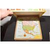 Image 2 : ANTIQUE MAPS OF THE AMERICA'S JIGSAW PUZZLE