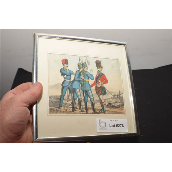 ANTIQUE FRAMED 1800s PRINT