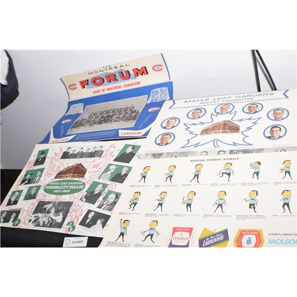 VINTAGE MONTREAL CANADIENS NHL HOCKEY 4 X PICTURES