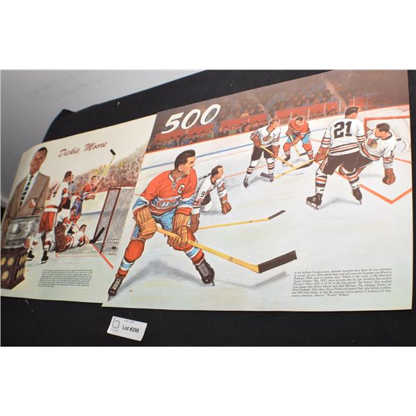 VINTAGE MONTREAL CANADIENS NHL HOCKEY  2 X PICTURES