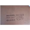 Image 5 : Antique Glass Wall Mirror  (Hobbs Glass - shield shaped) - has Nov 1933 stamped on back