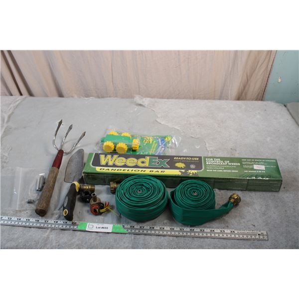 Garden Hose/Tools + new weedex dandilion bar