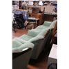 Image 6 : 3 piece Green Furniture set (2 love seats and a couch) - vintage