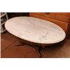 Image 1 : Coffee Table with Marble Top (scratched in 2 places)