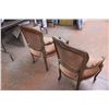 Image 3 : Vintage Lounging chairs - ornate wooden design - 2x the Money
