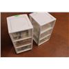 Image 6 : 2 small plastic storage bins with crafting supplies