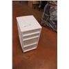 Image 3 : 4 drawer plastic storage container - 26" high