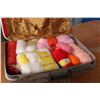 Image 2 : Birkdale Deluxe Suitcase filled with vintage yarn