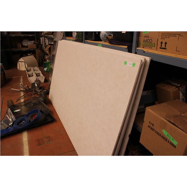 (7X THE MONEY) 7 Sheets Of Textured Gyp Rock 4ft x 8ft