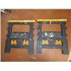 Image 2 : 2 Plastic Saw Horses