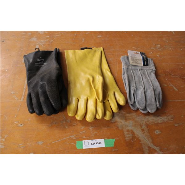 3 Pairs of Gloves