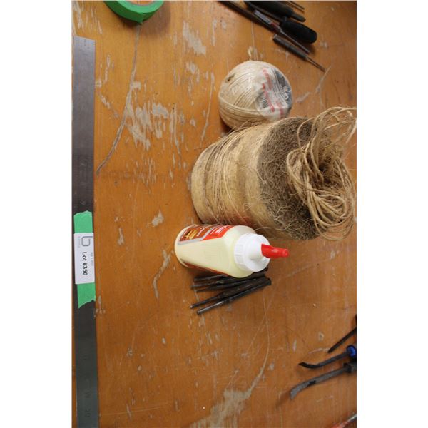 Twine Glue and Punches