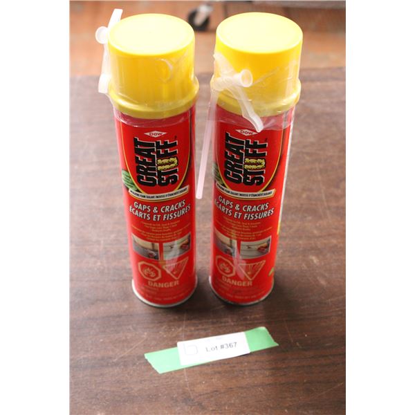2 Cans Gap and Crack Filling Spray Foam