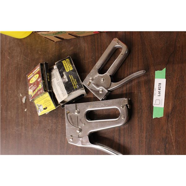 2 Staplers and Staples