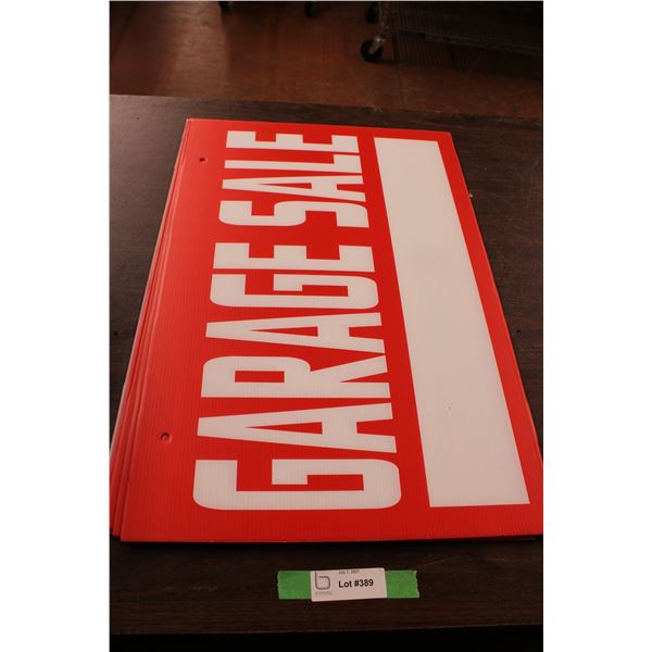 (5) Garage Sale Signs
