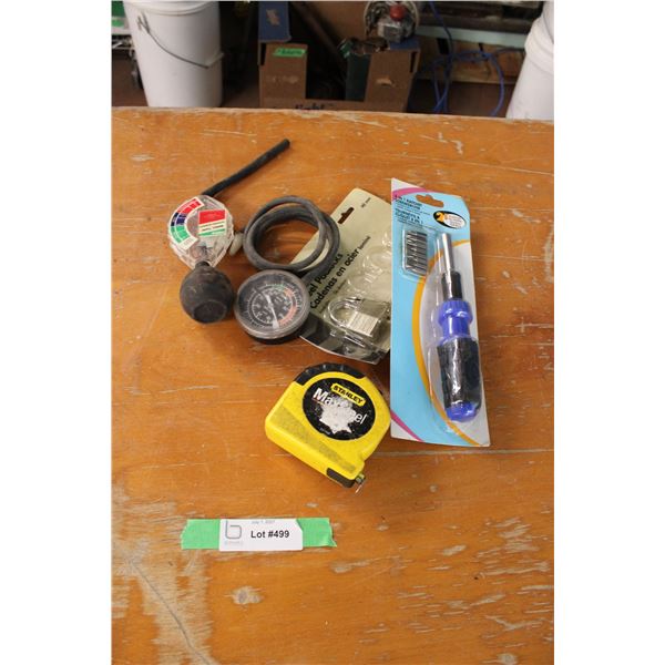 Screwdriver Lock Measuring Tape Misc