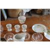 Image 3 : Glassware Lot Tea Saucers Cups and Misc
