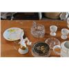 Image 4 : Glassware Lot Tea Saucers Cups and Misc