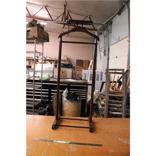 Wooden Suit Hanger Rack