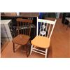 Image 1 : (2X THE MONEY) Vintage Wooden Chairs